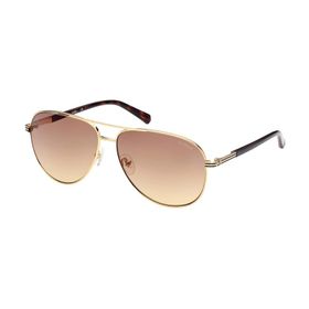 Guess Gu00043S-32F Altın Kahve Lens IN160631495 Erkek Güneş Gözlüğü