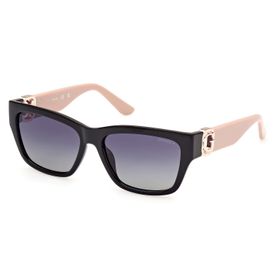 Guess GU0010505D56 Polarize Enjekte Parlak Siyah 56 mm Kadın Güneş Gözlüğü