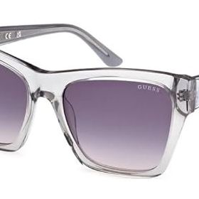 Guess GU0011320B55 Uv Korumalı Enjekte Parlak Gri 55 mm Kadın Güneş Gözlüğü