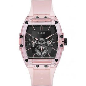 Guess GUGW0032G1 Pembe Siyah Erkek Kol Saati