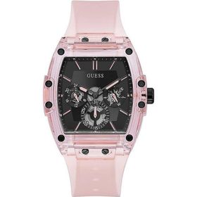 Guess GUGW0032G1 Pembe Siyah Erkek Kol Saati