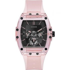 Guess GUGW0032G1 Pembe Siyah Erkek Kol Saati