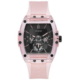 Guess GUGW0032G1 Pembe Siyah Erkek Kol Saati