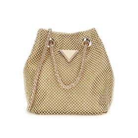 Guess HWRP9350750-GOL Altın Kadın 15x15x10 cm Çapraz Çanta