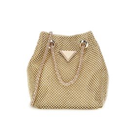 Guess HWRP9350750-GOL Altın Kadın 15x15x10 cm Çapraz Çanta