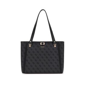 Guess HWSG9540250 Orlina Antrasit Kahverengi Kadın Omuz Çantası