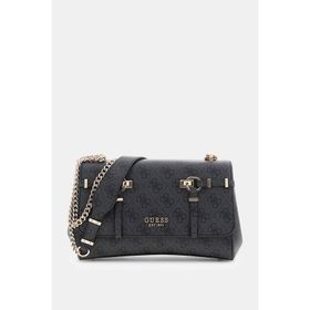 Guess HWSG9917210 CLO Leona Logo Antrasit Kadın Omuz Çantası