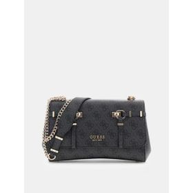 Guess HWSG9917210 CLO Leona Logo Antrasit Kadın Omuz Çantası