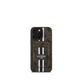 Guess iPhone 15 Pro Max 4G Desenli Magsafe Uyumlu Kartlıklı Telefon Kılıfı