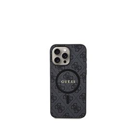 Guess Iphone 15 Pro Max Magsafe Uyumlu 4g Siyah Desenli Kılıf