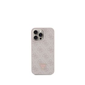 Guess Iphone 15 Pro Max Uyumlu 4g Desenli Pembe Strass Kılıf