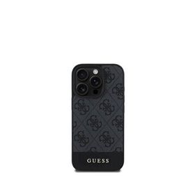 Guess iPhone 16 Pro Siyah Şerit Logolu Telefon Kılıfı