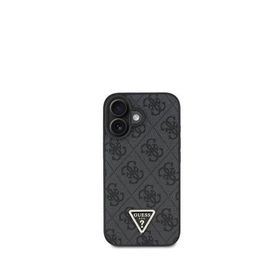 Guess iPhone 16 Strass 4G Desenli Siyah Uyumlu Telefon Kılıfı