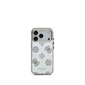 Guess iPhone 17 Pro Simli Aynalı Metal Kamera Çerçeveli Magsafe Uyumlu Gold Altın Telefon Kılıfı