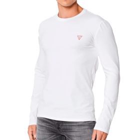 Guess M2YI28J1314 G011 Saf Beyaz Erkek T-shirt