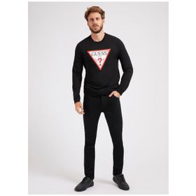 Guess M2YQ37K6ZS1JBLK-Audley Siyah Erkek Sweatshirt