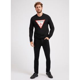 Guess M2YQ37K6ZS1JBLK-Audley Siyah Erkek Sweatshirt