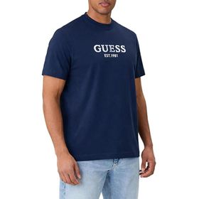 Guess M6GI16K3032 Cn Ss Logo Con Erkek Tişört
