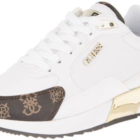 Guess Moxea Active Lady Le Beyaz Kahverengi Ochra Kadın Jimnastik Ayakkabısı