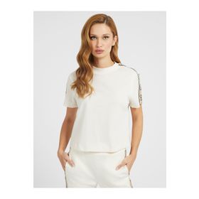 Guess V3RI08I3Z14 G6K5 Ekru Kadın T-shirt