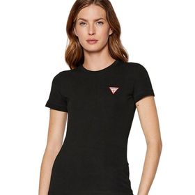 Guess W2YI44J1314-G011 Beyaz Slim Fit Kadın T-shirt