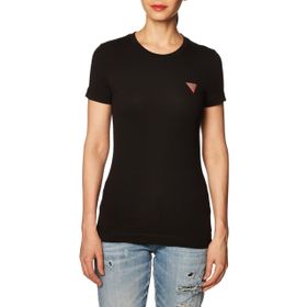 Guess W2YI44J1314-G011 Beyaz Slim Fit Kadın T-shirt