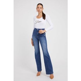 Guess W3YI37J1314 Lacivert Kadın T-shirt