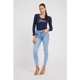 Guess W3YI37J1314 Lacivert Kadın T-shirt