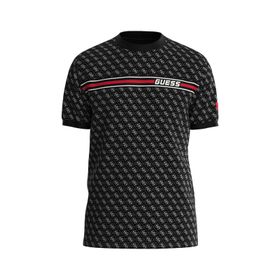 Guess Z2BI09J1314P9QC Siyah Erkek Bisiklet Yaka Baskılı T-Shirt