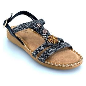 Guja 150-36 Siyah Kadın Sandalet