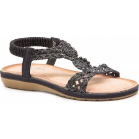 Guja 150-36 Siyah Kadın Sandalet