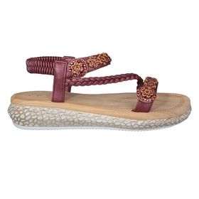 Guja 19Y209-3 Bordo Kadın Günlük Sandalet
