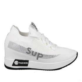 Guja 22Y305 Beyaz Dolgu Topuk Kadın Sneaker Ayakkabı