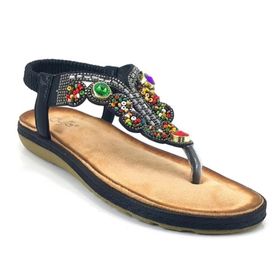 Guja 23Y152-5 Siyah Kadın Sandalet
