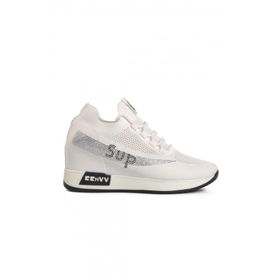 Guja 23Y302 Beyaz Kadın Gizli Topuklu Sneaker