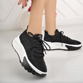 Guja 24K305-4 Siyah Taşlı Kadın Spor Ayakkabı