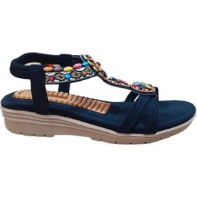 Guja 24Y120-2 Siyah Taşlı Comfort Kadın Sandalet