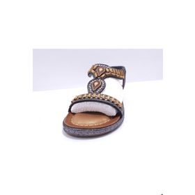 Guja 24Y152-17 Gri Taşlı Comfort Kadın Sandalet