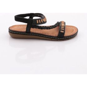Guja 24Y152-18 Siyah Düz Kadın Sandalet