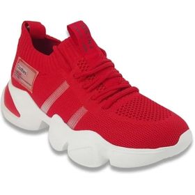 Guja 24Y305 Kırmızı Kadın İthal Hafif Taban Sneaker Spor Ayakkabı