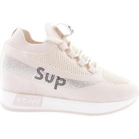 Guja 24Y326 Bej Kadın Gizli Feta Yüksek Dolgu Taban Fashion Spor Ayakkabı