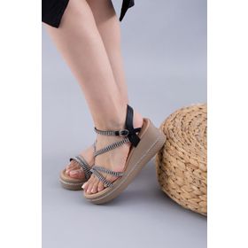 Guja 24Y429-1 Siyah Kadın Sandalet