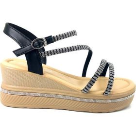 Guja 24Y429-1 Siyah Kadın Sandalet