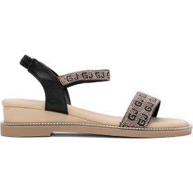 Guja 25Y346-3 Siyah Kadın Sandalet