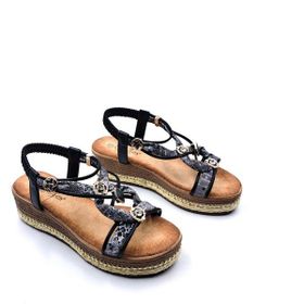 Guja G25Y171 Siyah Espadril Kadın Sandalet