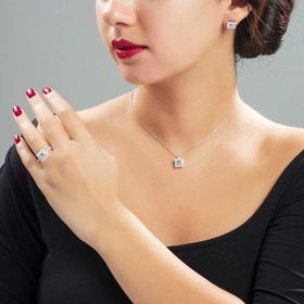 Gül Endam Starlight Diamond Pırlanta Montür Elegance 925 Ayar Gümüş Bayan Tektaş Yüzük - Beyaz