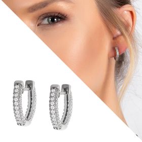 Gül Endam Starlight Diamond Pırlanta Montür Elegance 925 Ayar Gümüş Bayan Tektaş Yüzük - Beyaz