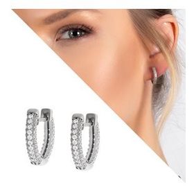 Gül Endam Starlight Diamond Pırlanta Montür Elegance 925 Ayar Gümüş Bayan Tektaş Yüzük - Beyaz