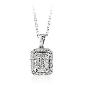 Gülaylar 10216-8229 0,22 Karat Tektaş Pırlanta Kolye Ucu