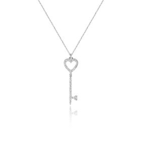 Gülaylar 10216-8229 0,22 Karat Tektaş Pırlanta Kolye Ucu